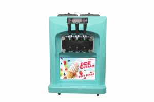 SIC-T553 เครื่องทำไอศครีมซอฟเสริฟ แบบตั้งโต๊ะ (ชมพู) + เครื่องยกกระแสไฟ 5000